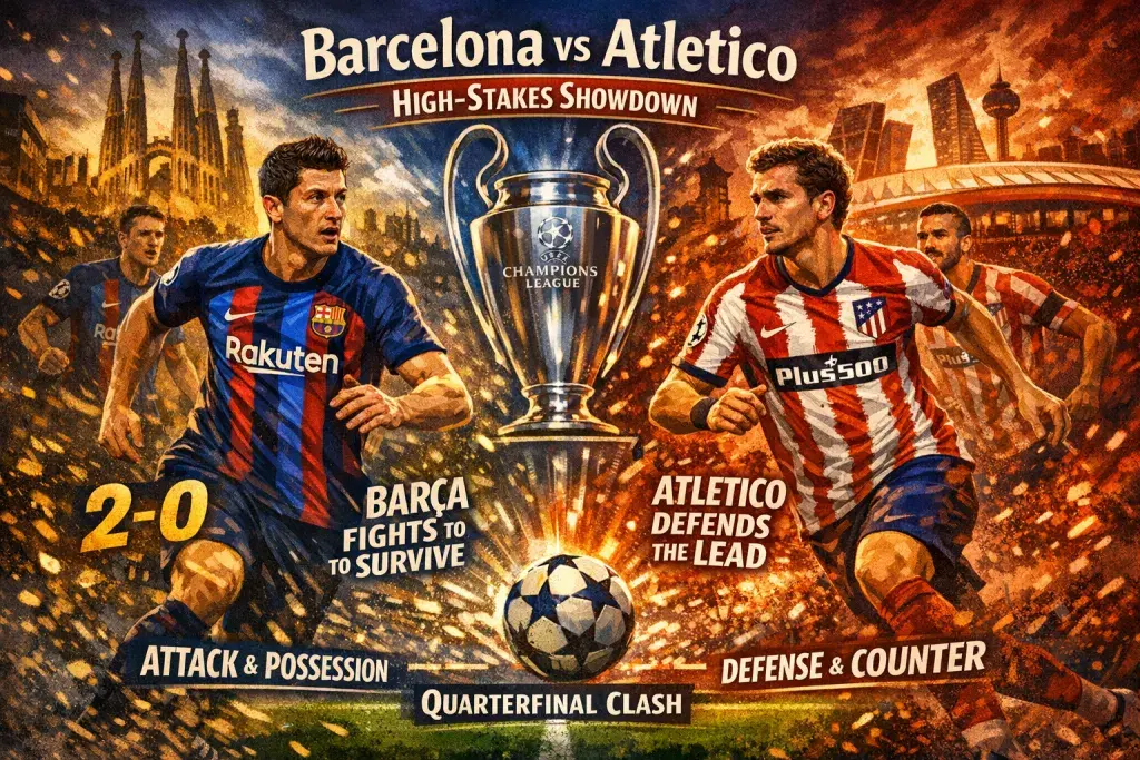 Barcelona and Atletico Renew a High-Stakes European Contest