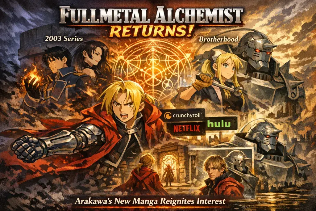 Fullmetal Alchemist Returns to View as Arakawa’s New Manga Expands Interest